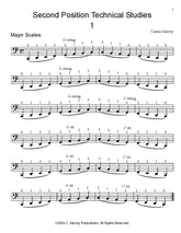 Second Position Technical Studies for Cello - PDF Download